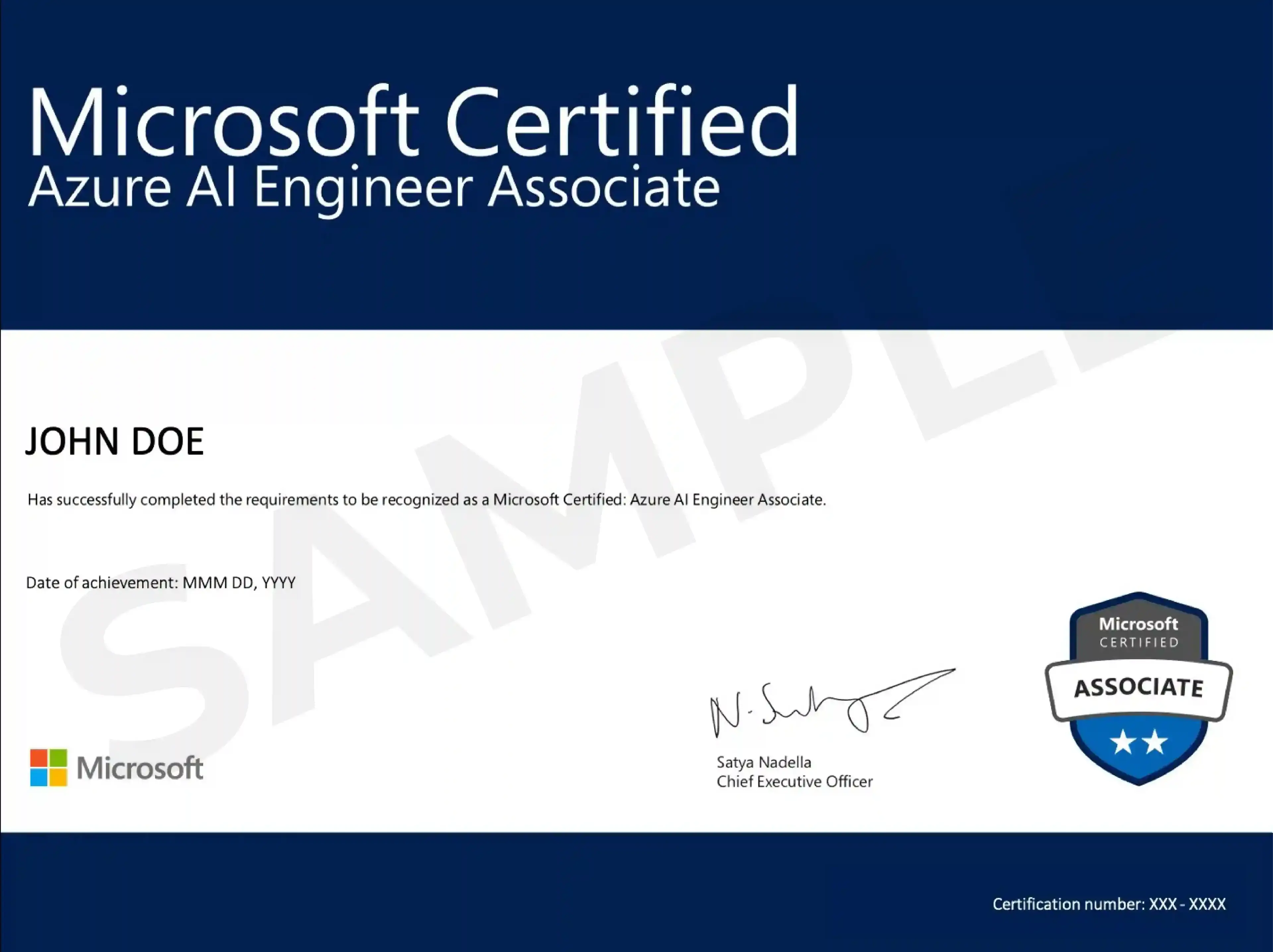 Specialisation Certificate