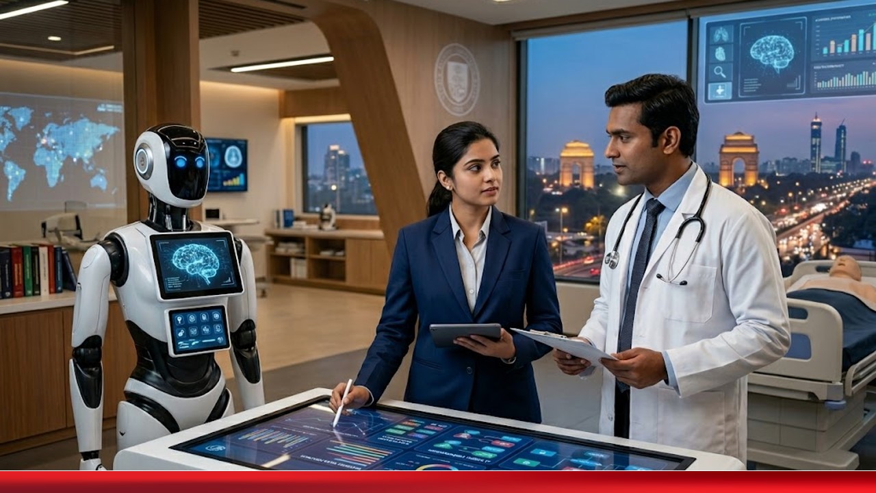 Best Online MBA College in India for Hospital Management and AI Specialisation