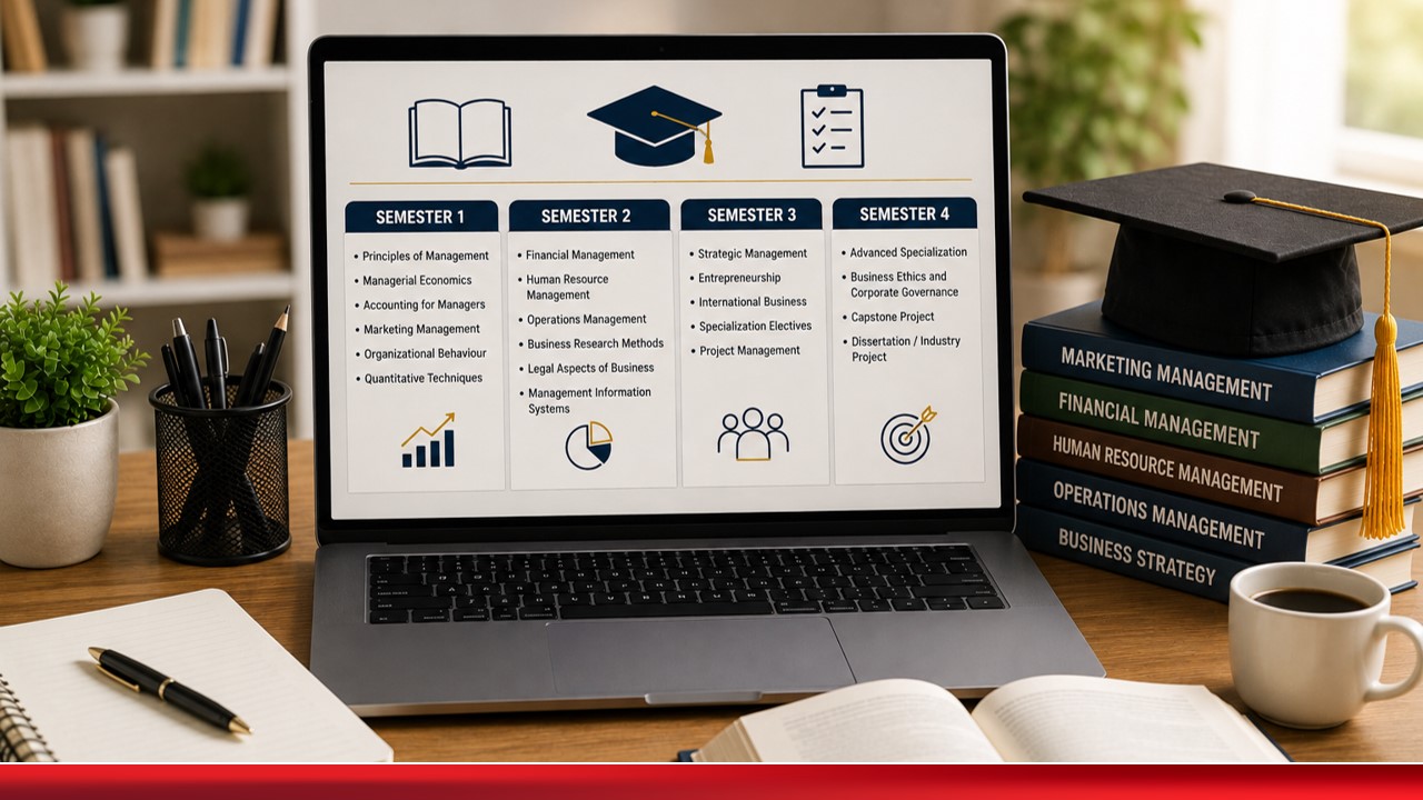 Online MBA Syllabus 2026: Semester-Wise Subjects and Course Structure